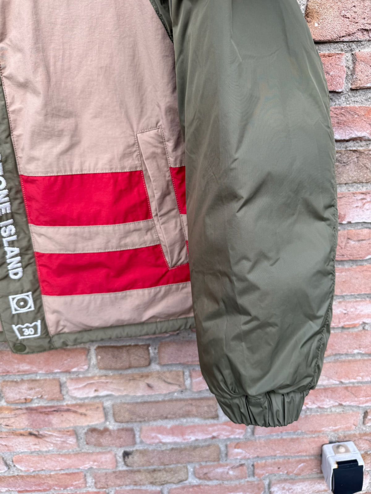 Stone Island x Supreme Reversible Down Jacket - M