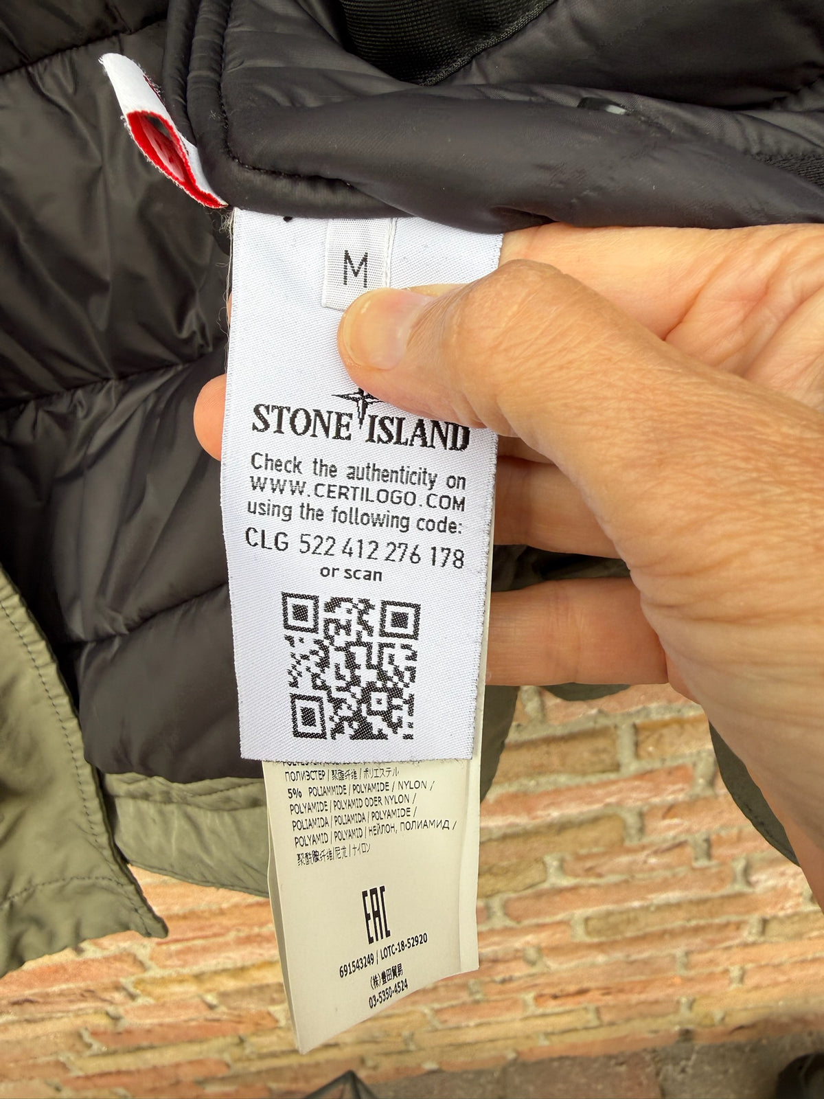 Stone Island David-TC Primaloft Jacket - M