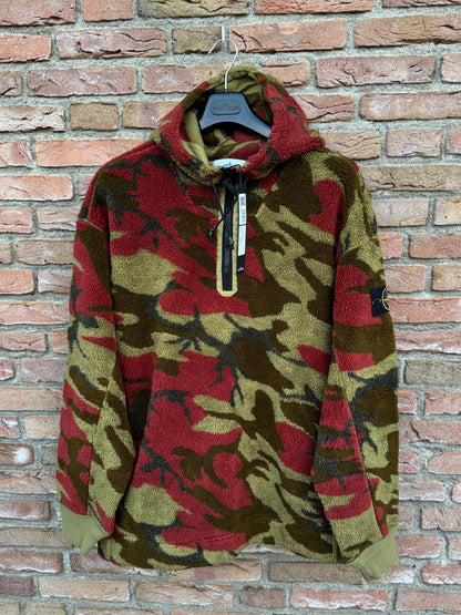 Stone Island Heritage Camo Fleece Hoodie - XL