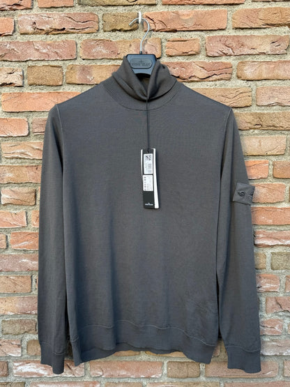 Stone Island Ghost Turtle Neck Pullover - L