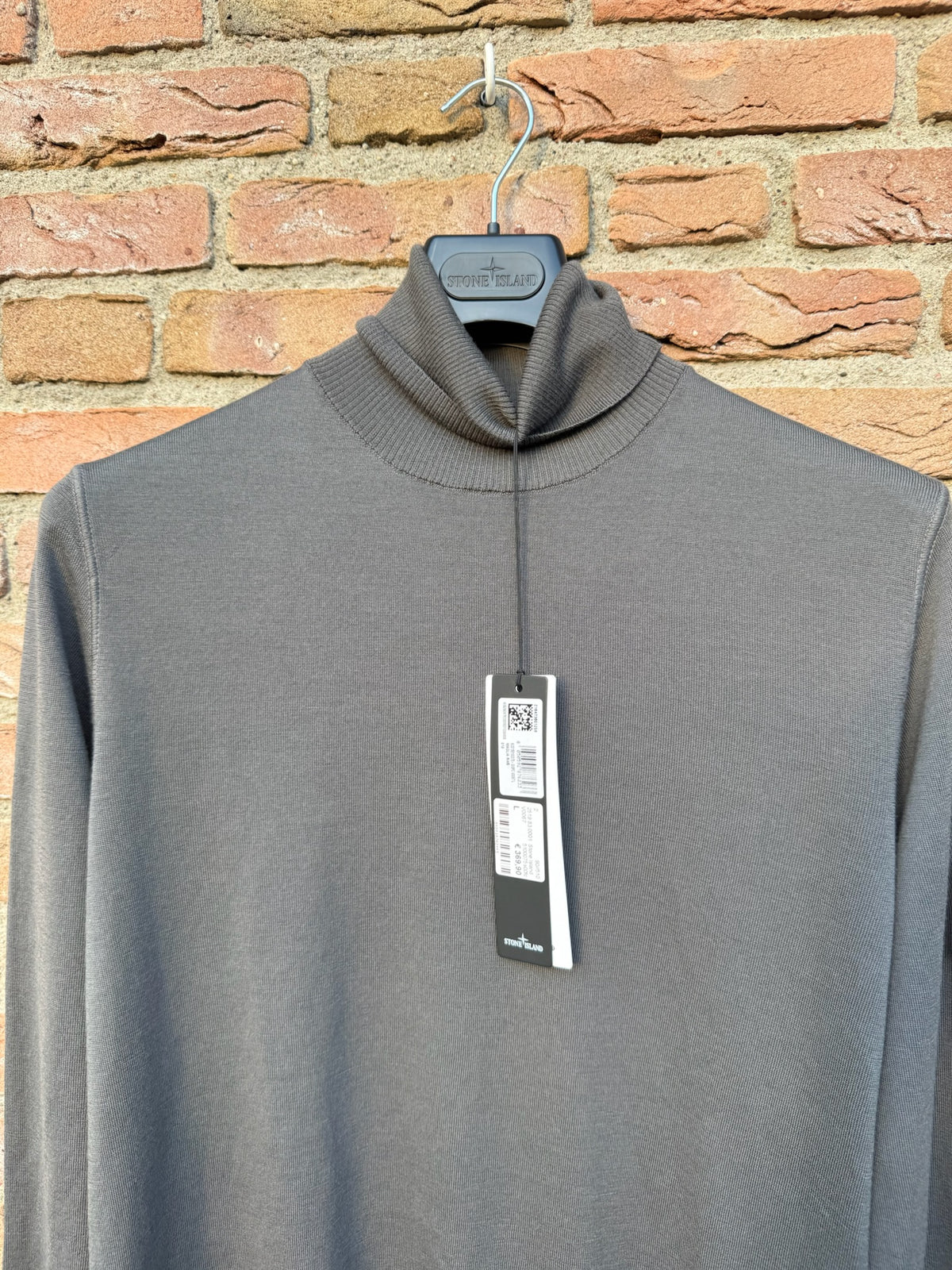 Stone Island Ghost Turtle Neck Pullover - L