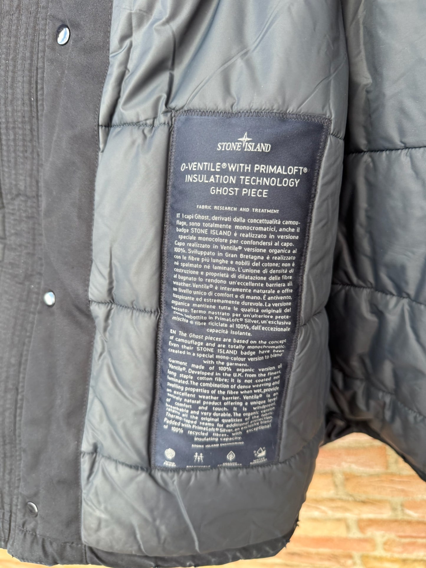 Stone Island O-Ventile Primaloft Ghost Jacket - L