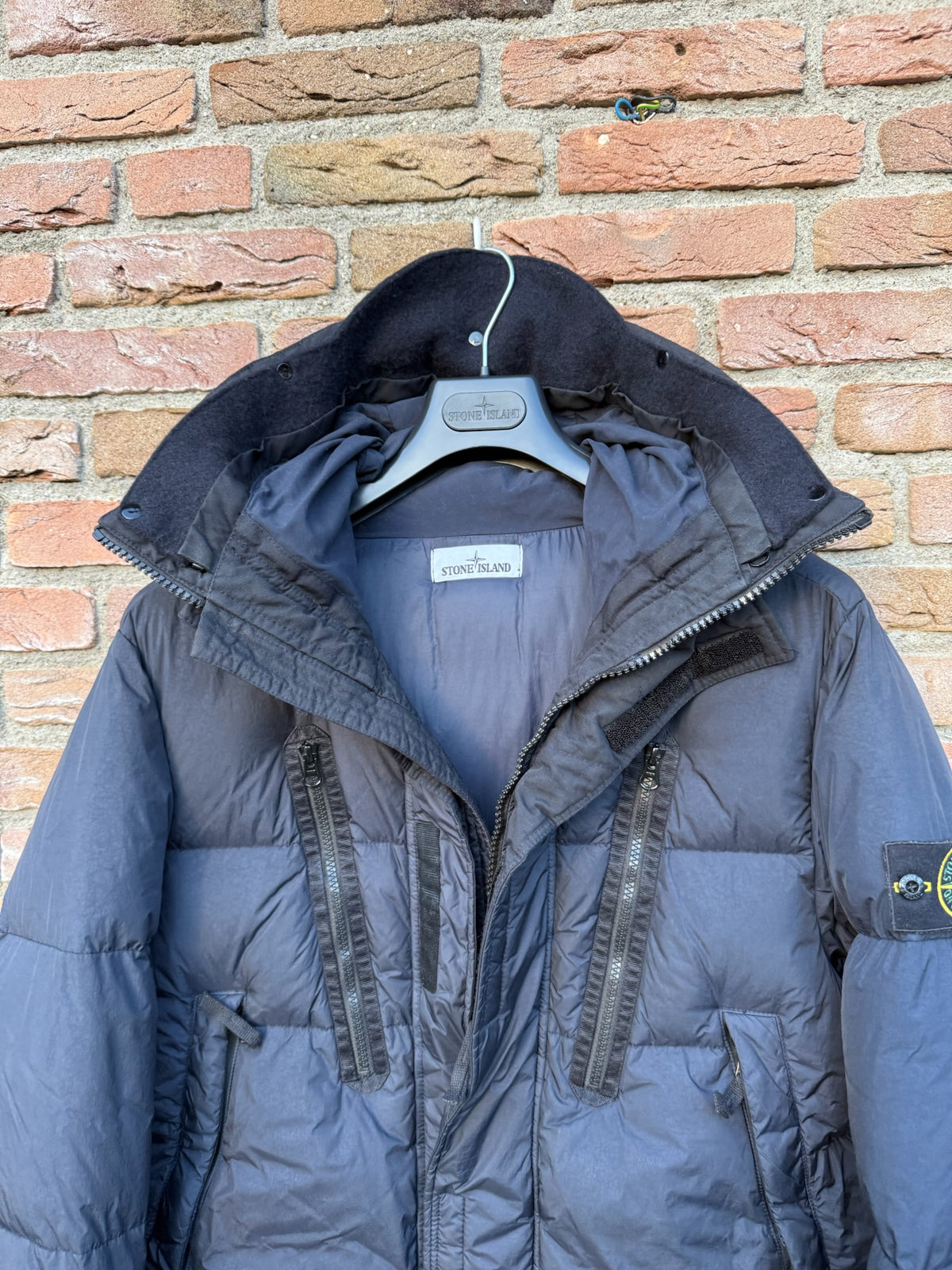 Stone Island Garment Dyed Crinkle Reps NY Down Jacket - M