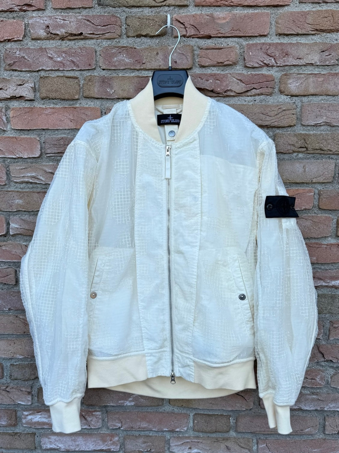 Stone Island Distorted Ripstop Organza-TC Jacket - M