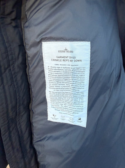 Stone Island Garment Dyed Crinkle Reps NY Down Jacket - M