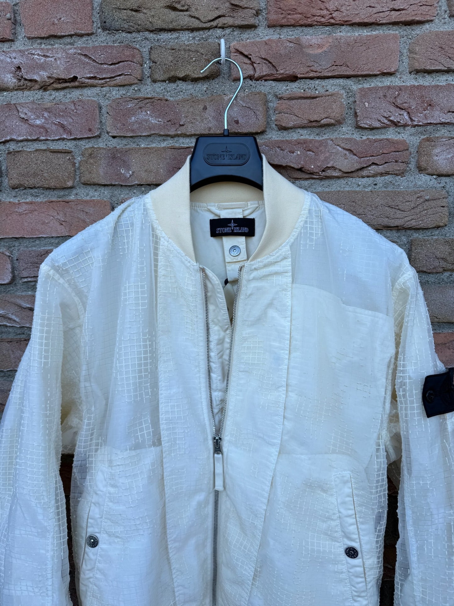Stone Island Distorted Ripstop Organza-TC Jacket - M