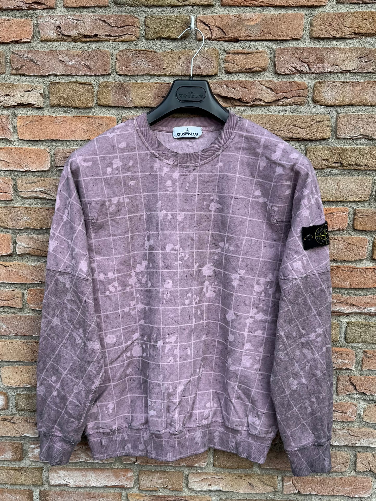 Stone Island Dust Colour with Ghillie Laser Camo Sweatshirt - XL