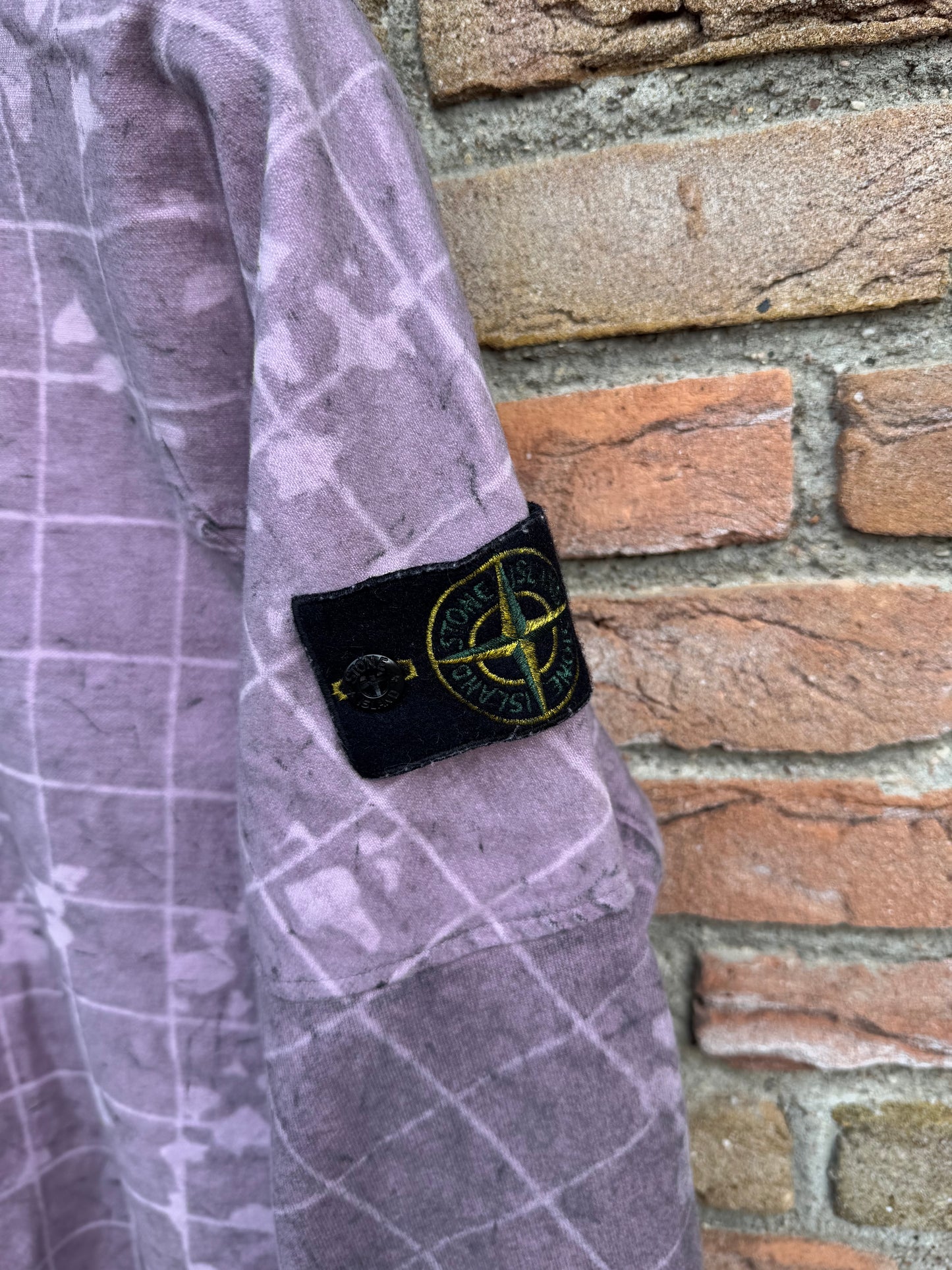 Stone Island Dust Colour with Ghillie Laser Camo Sweatshirt - XL