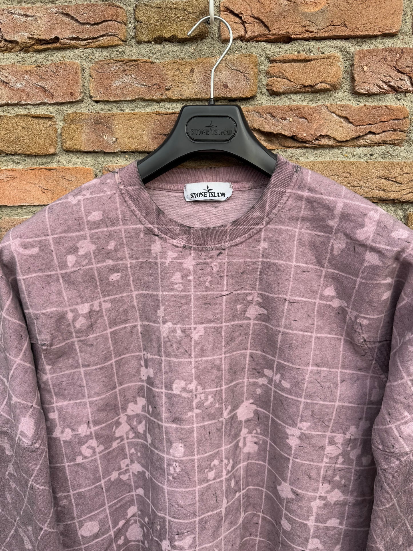 Stone Island Dust Colour with Ghillie Laser Camo Sweatshirt - XL