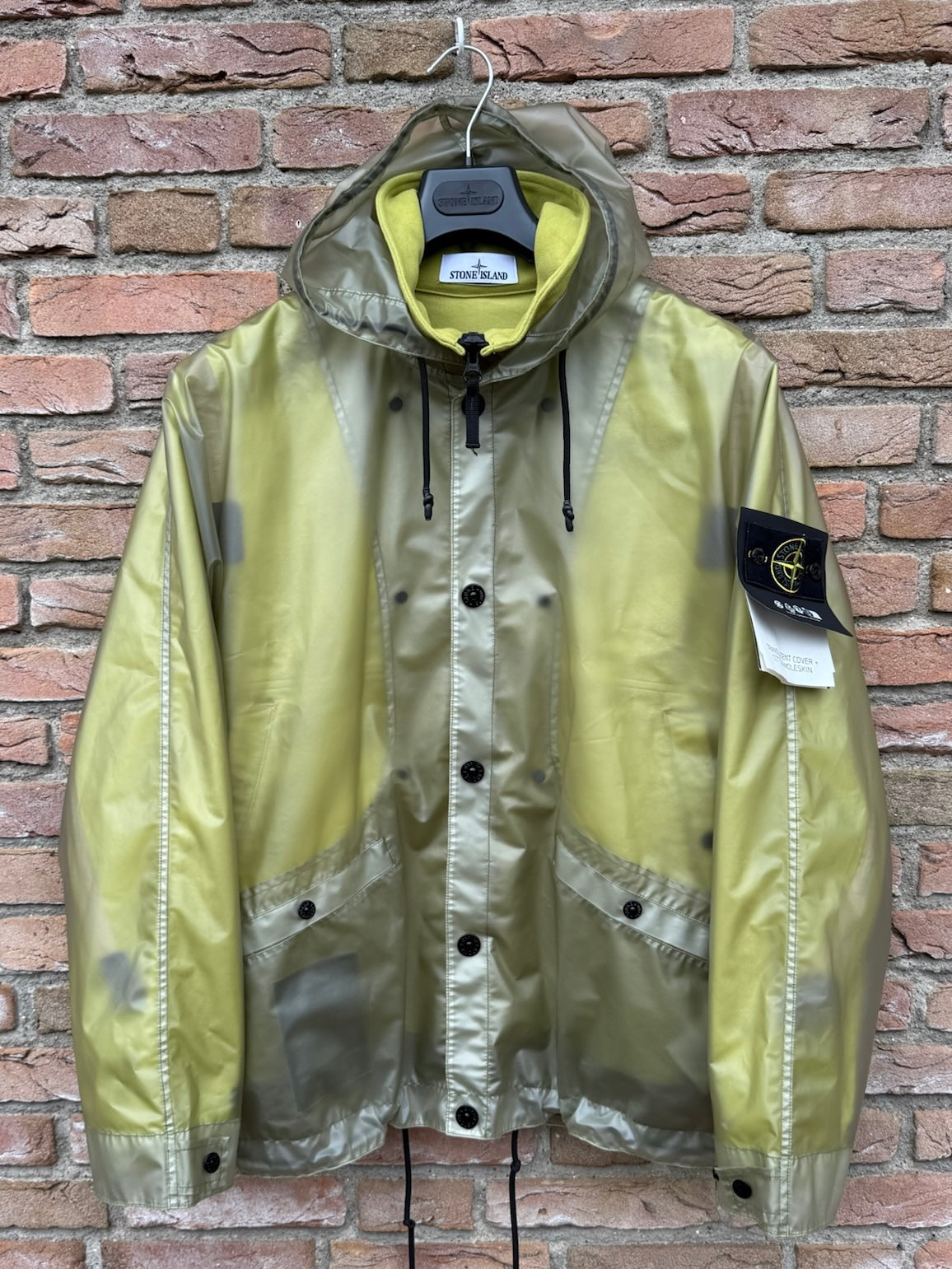 Stone Island Translucent Cover + Cotton Moleskin Jacket - M
