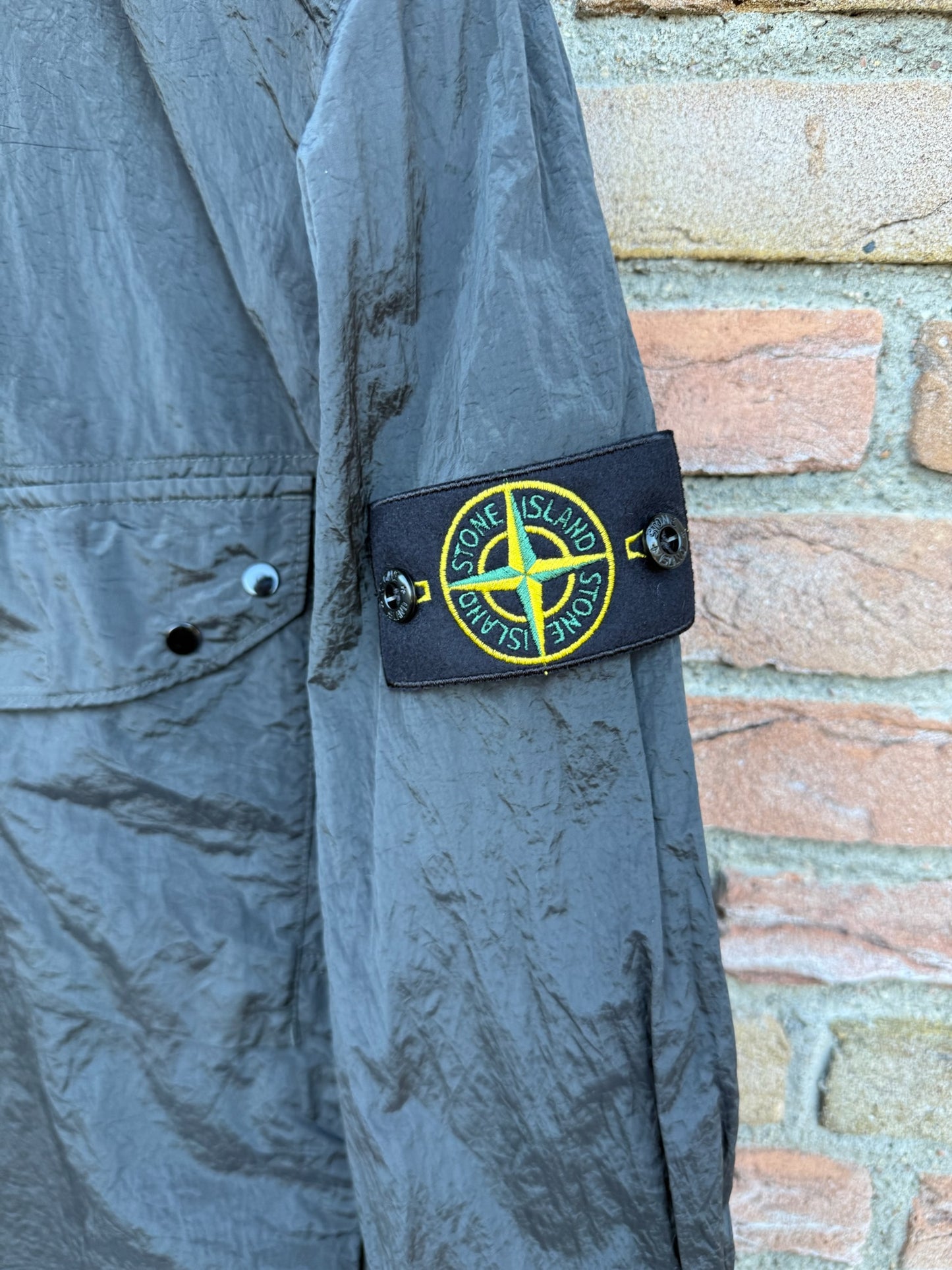 Stone Island Nylon Metal Zip Smock - L
