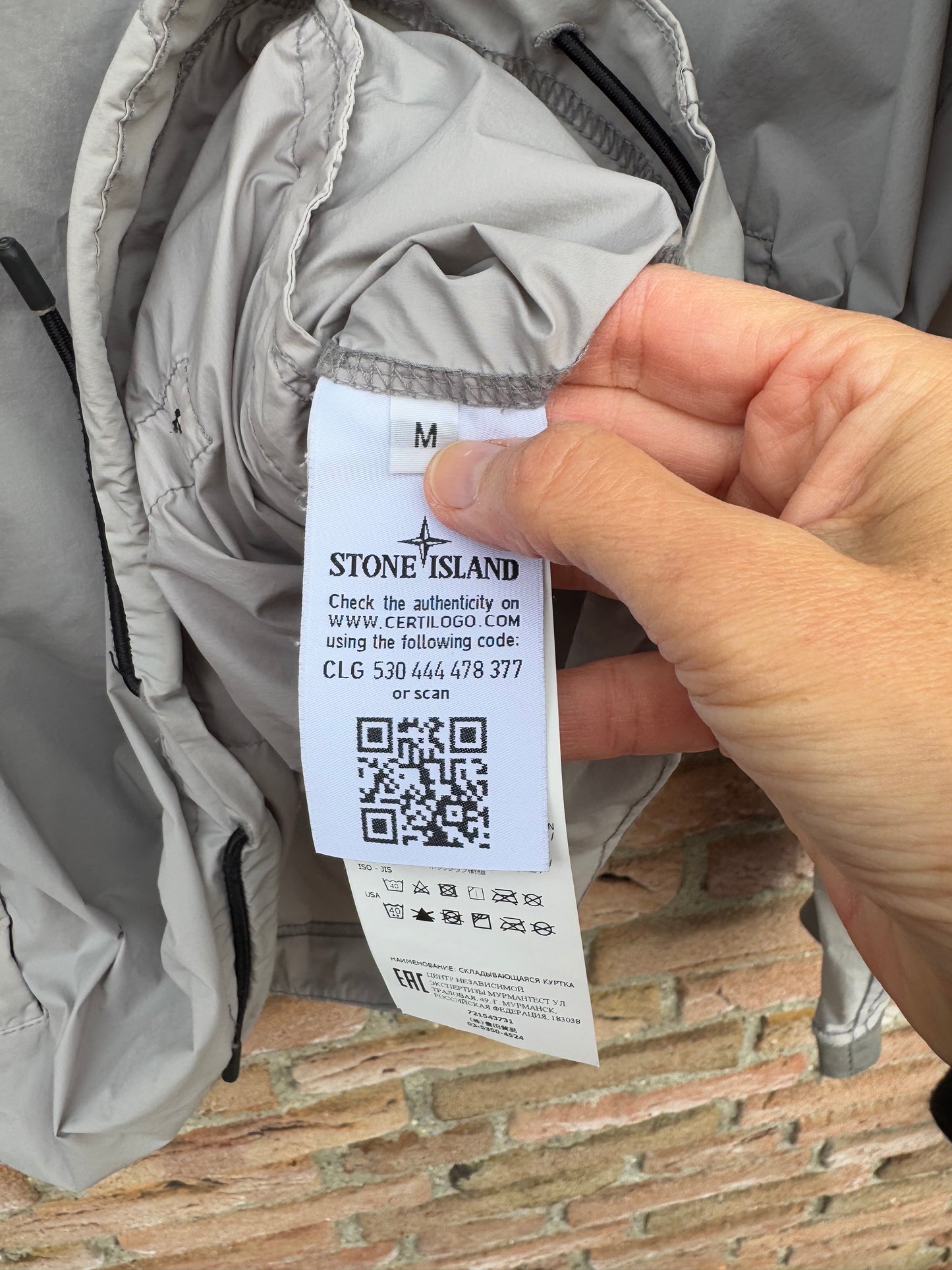 Stone Island Skin Touch Nylon-TC Sweatshirt - M