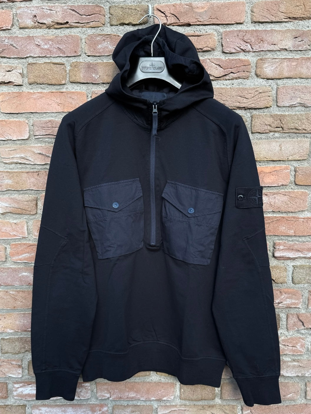 Stone Island Ghost Zip Hoodie - M