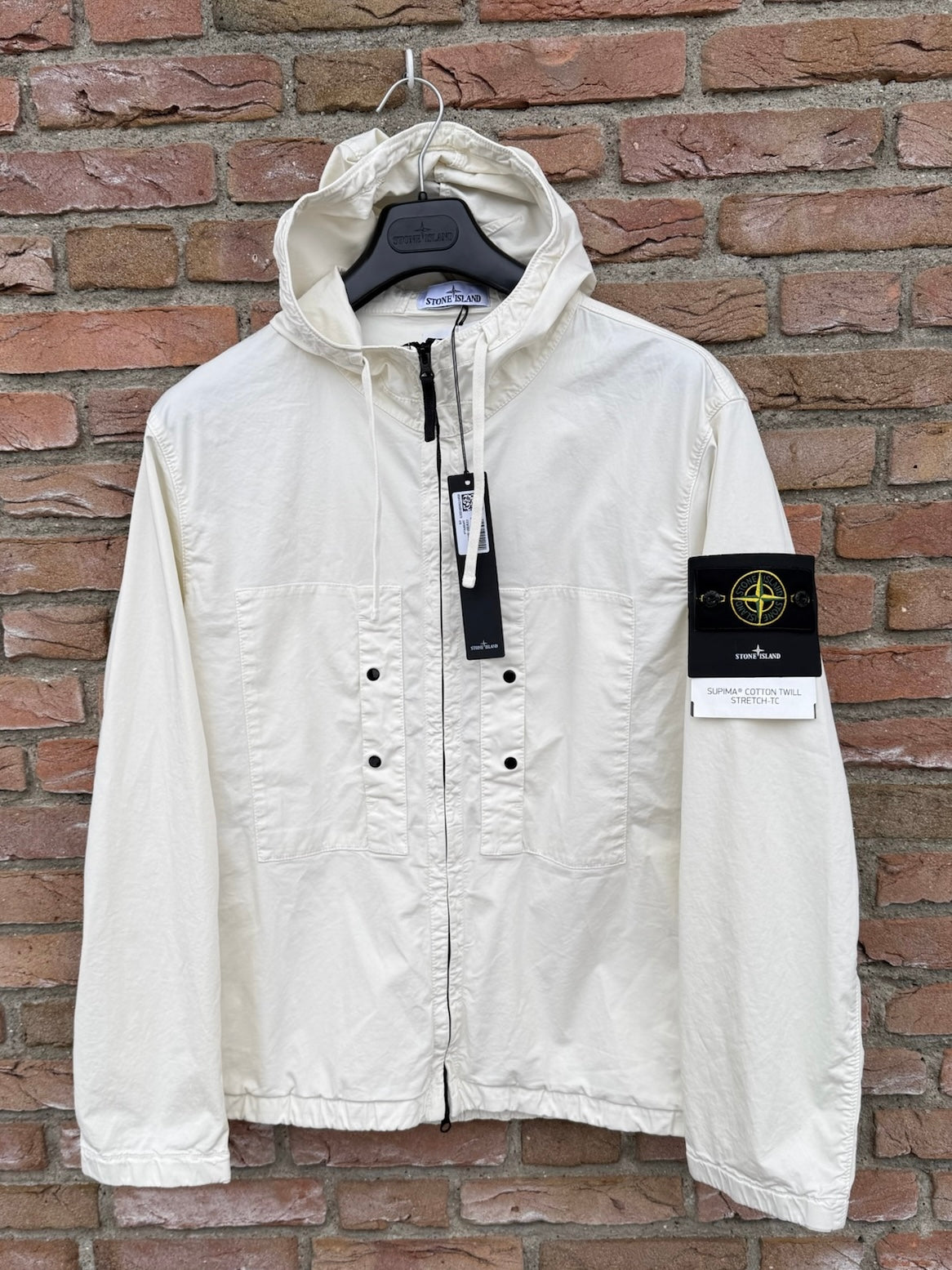 Stone Island Supima Cotton Twill Stretch-TC Jacket - XL