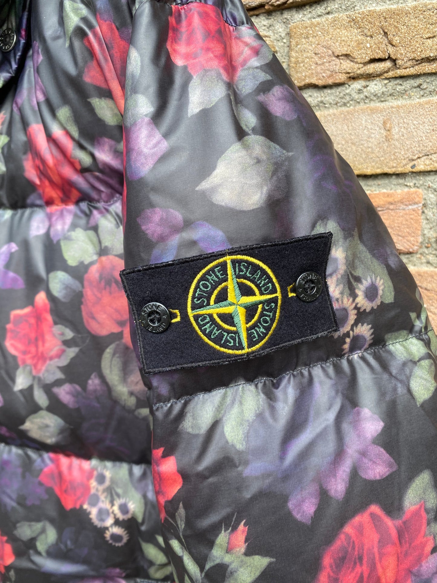 Stone Island x Supreme Lamy Cover Stampato Daunenjacke - L