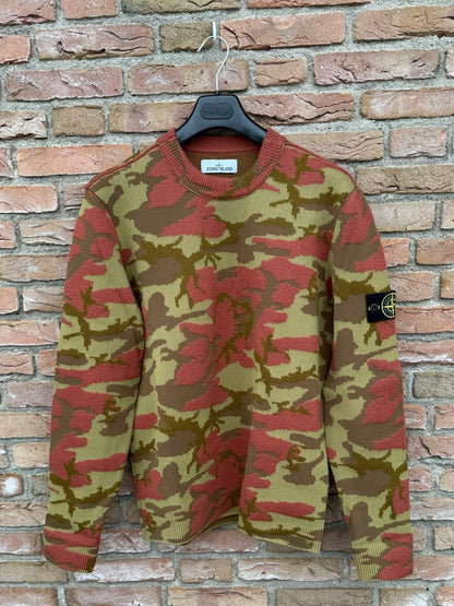 Stone Island Heritage Camo Pullover - L