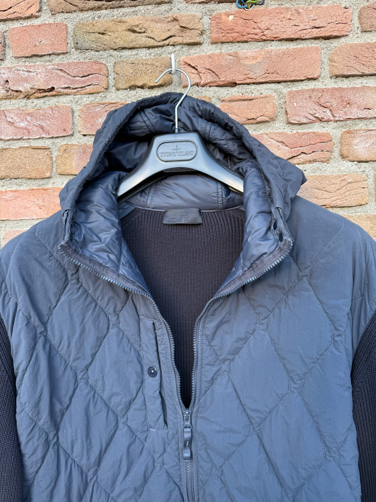 Stone Island Nylon Smerigliato and Knit Ghost Jacket - XXL