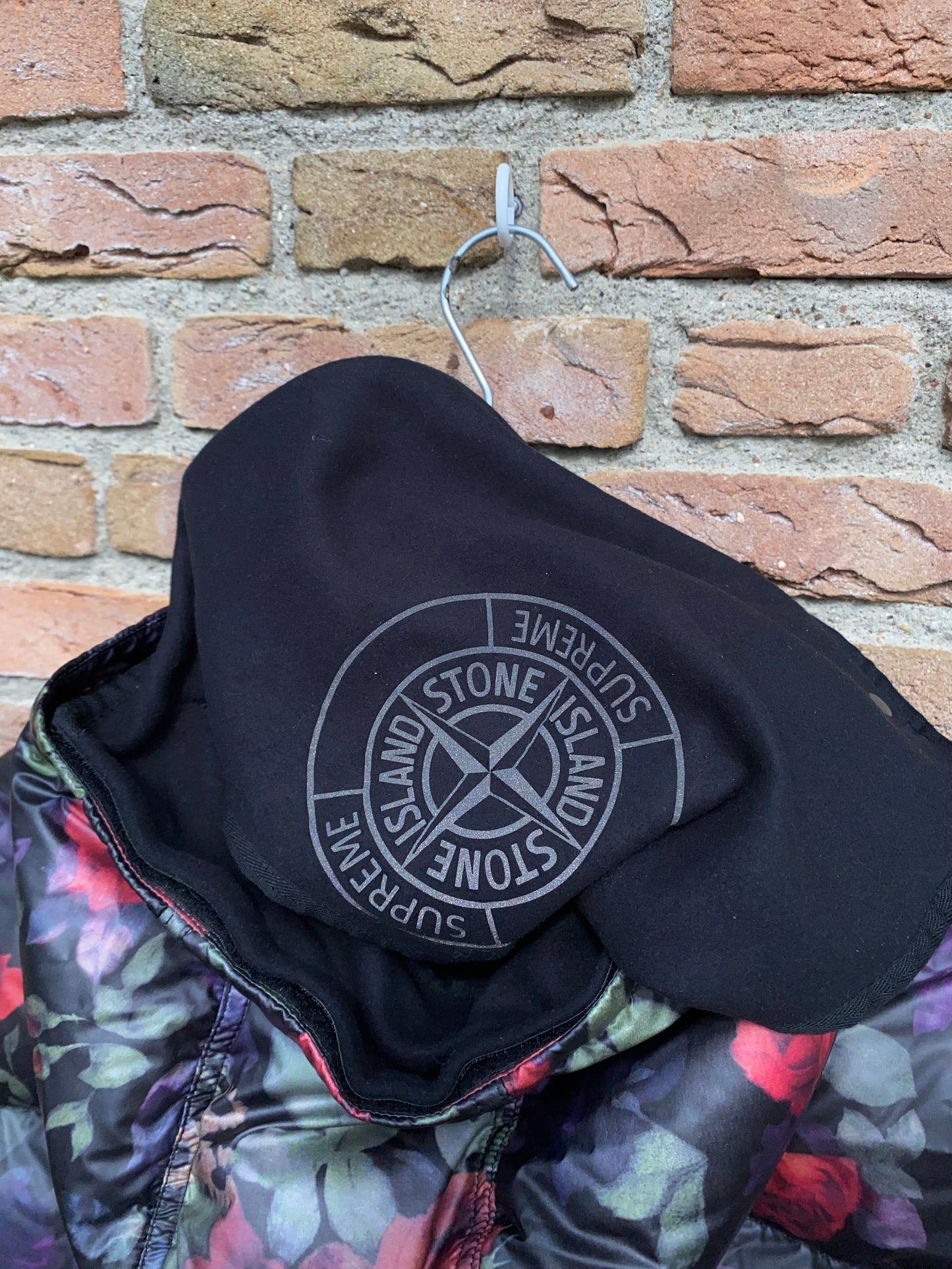 Stone Island x Supreme Lamy Cover Stampato Daunenjacke - L