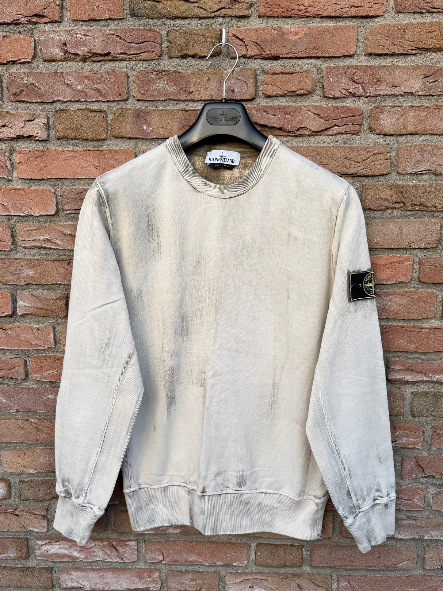Stone Island Hand Corrosion Sweatshirt - L