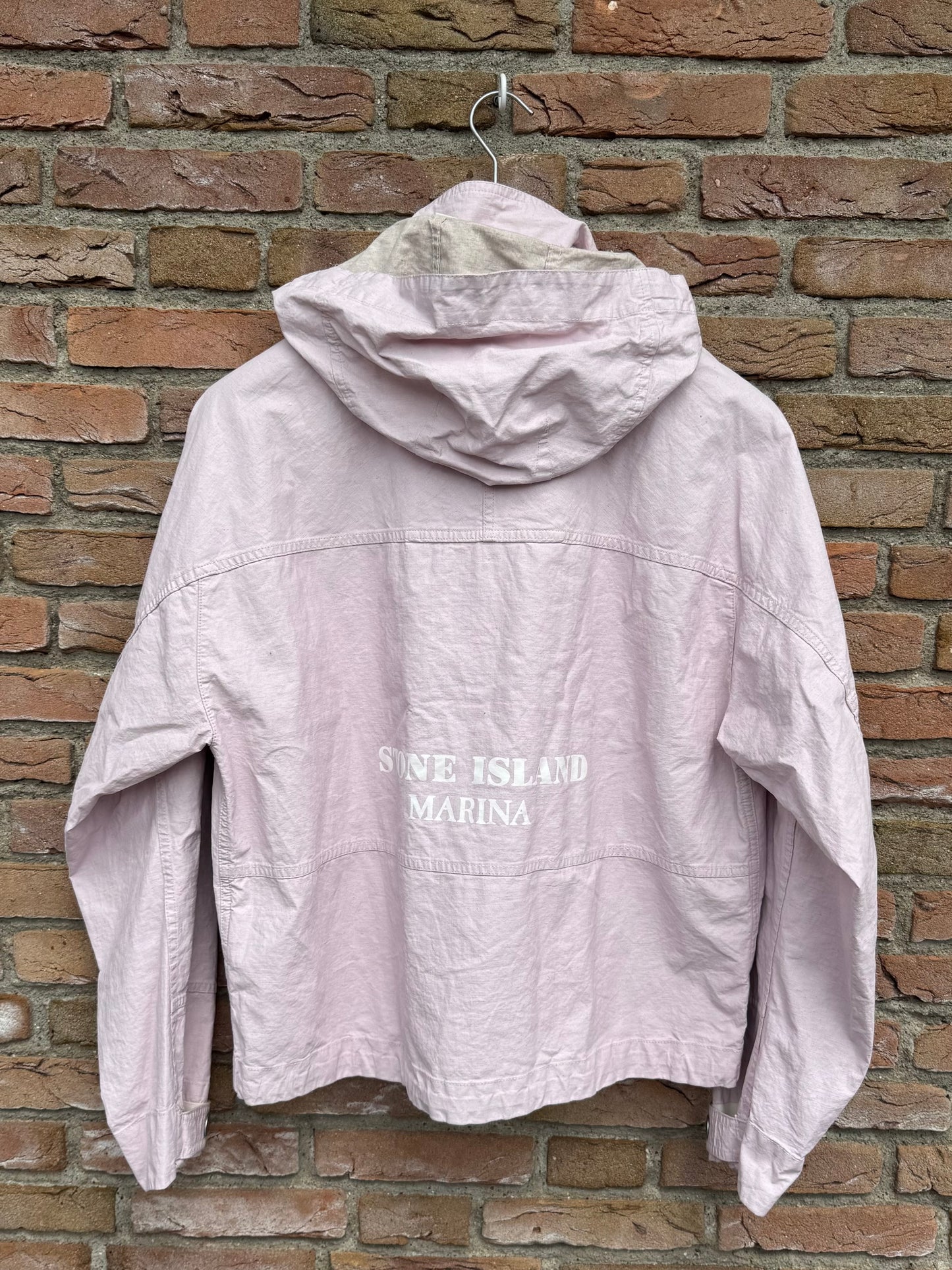 Stone Island Raw Plared Linen Marina Jacket - L