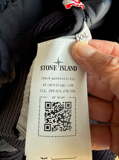 Stone Island Nylon Smerigliato and Knit Ghost Jacket - XXL