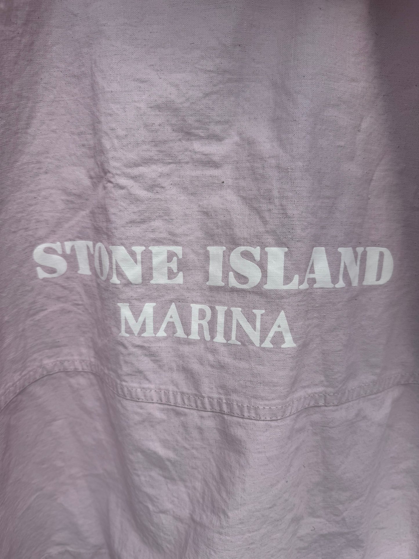 Stone Island Raw Plared Linen Marina Jacket - L