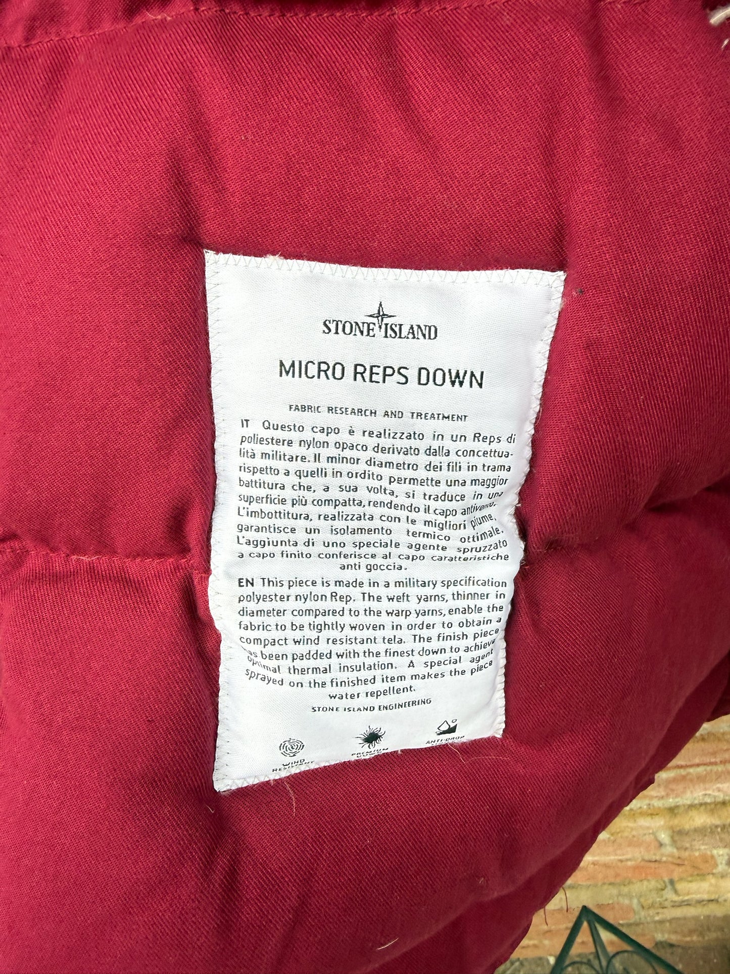 Stone Island Micro Reps Down Jacket - XXL
