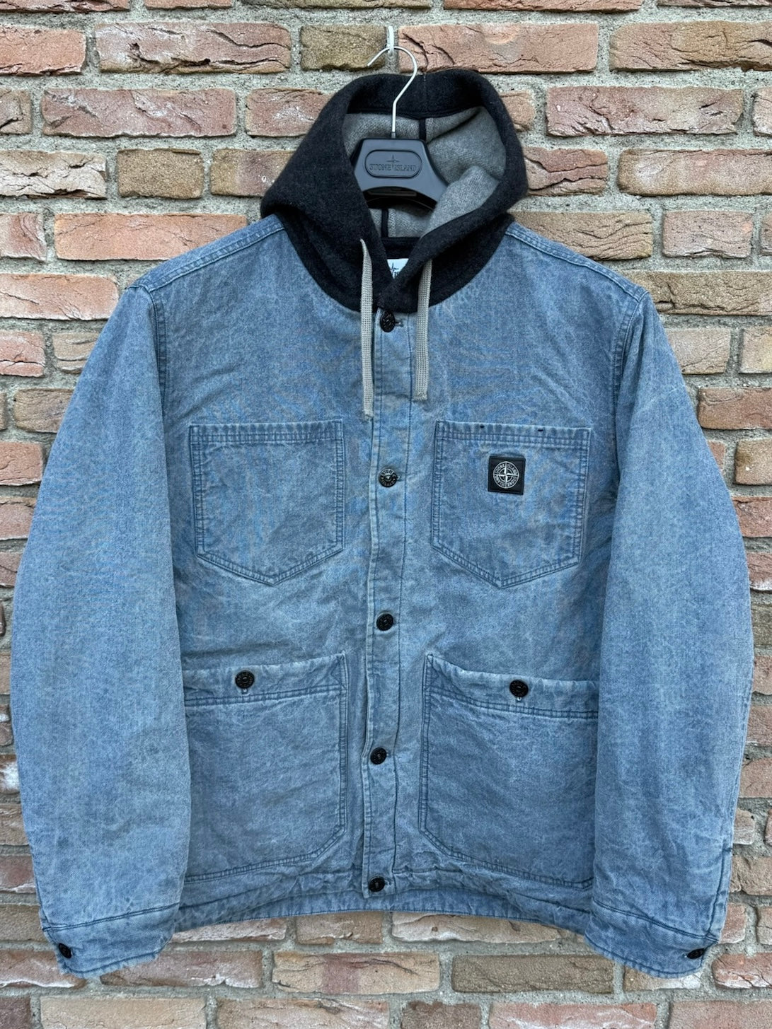 Stone Island Panama Placcato with Panno Jacquard Jacket - 3XL