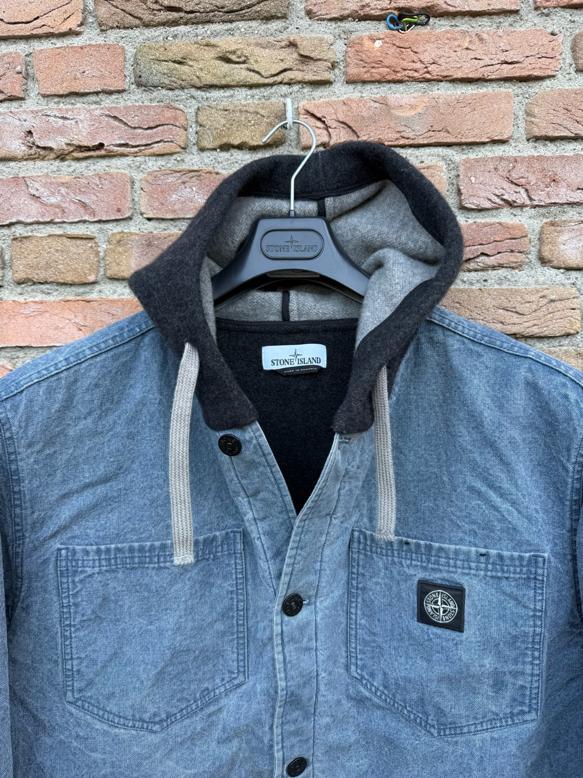 Stone Island Panama Placcato with Panno Jacquard Jacket - 3XL