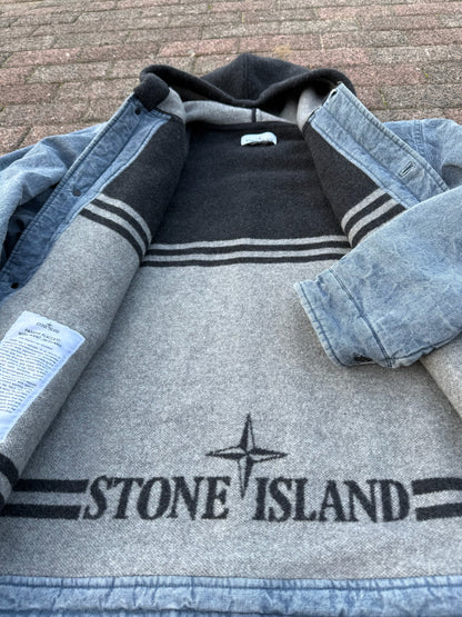 Stone Island Panama Placcato with Panno Jacquard Jacket - 3XL