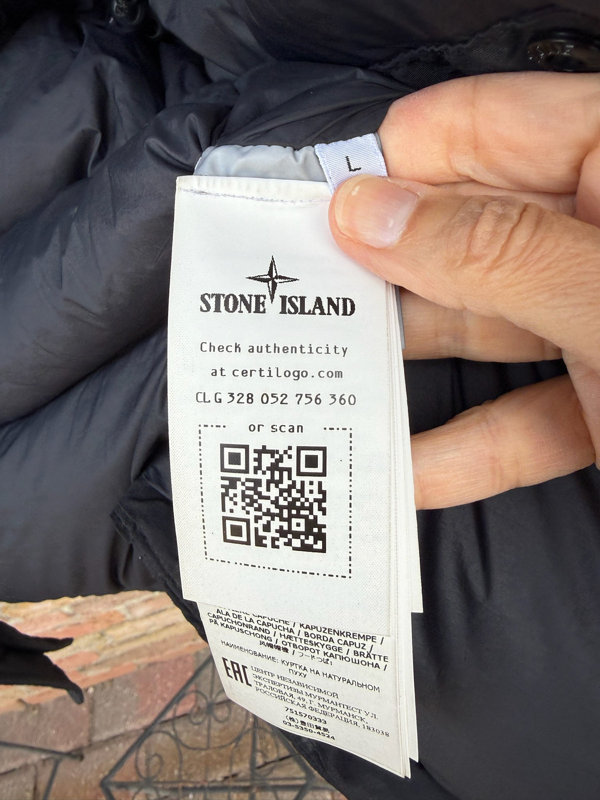 Stone Island Naslan Down-TC Jacket - L