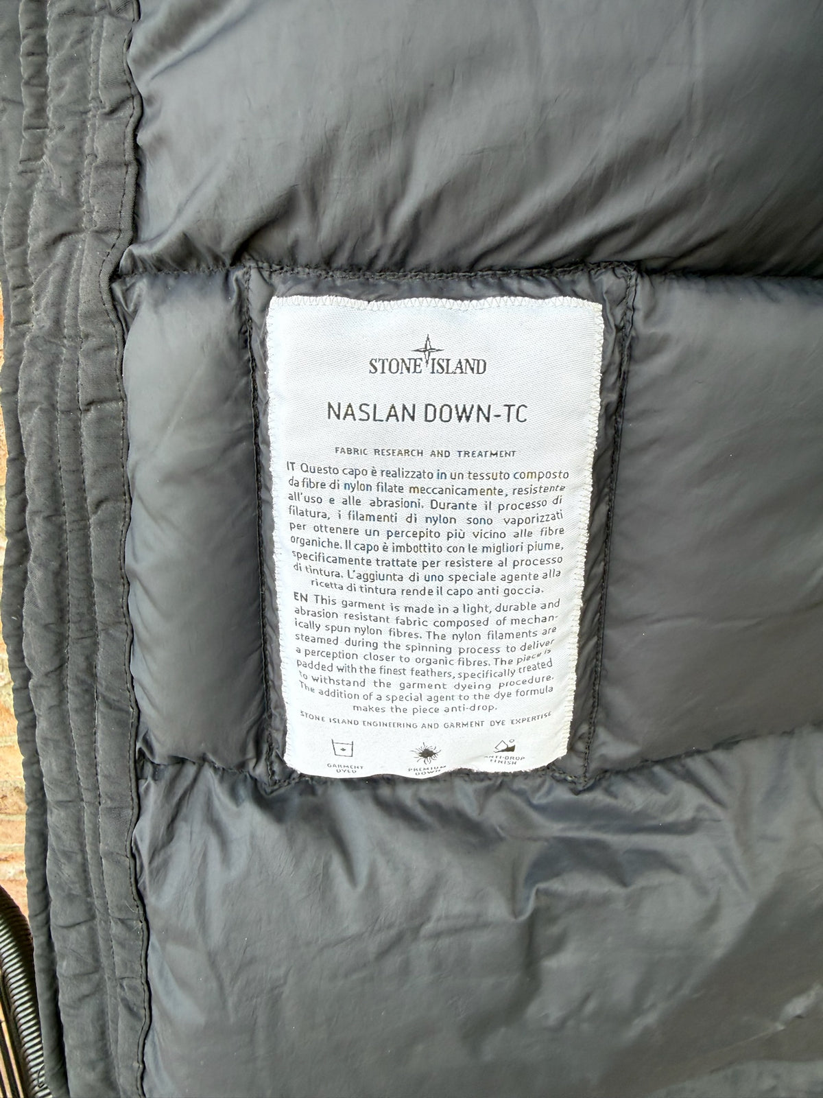Stone Island Naslan Down-TC Jacket - L
