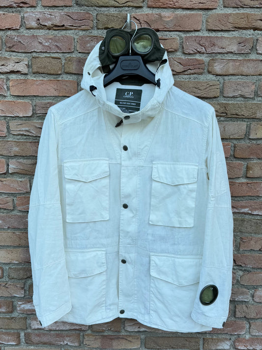 C.P. Company Plated Linen La Mille Jacket - L