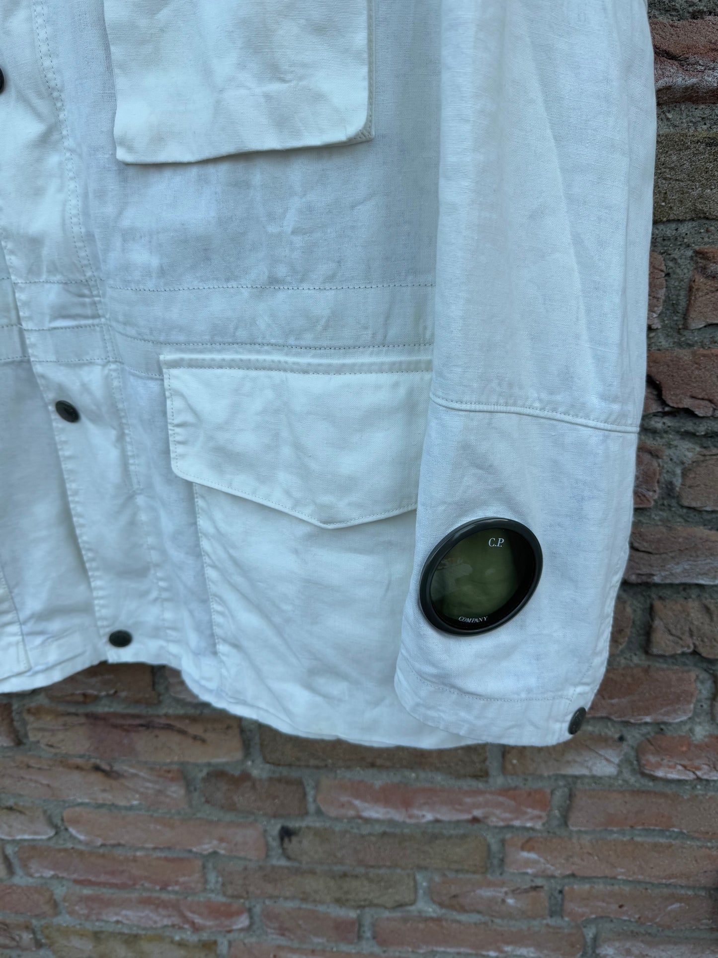 C.P. Company Plated Linen La Mille Jacket - L