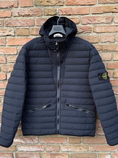 Stone Island Loom Woven Down Chambers Stretch Nylon-TC Jacket - L