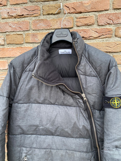 Stone Island Lino Resinato Daunenjacke - XL