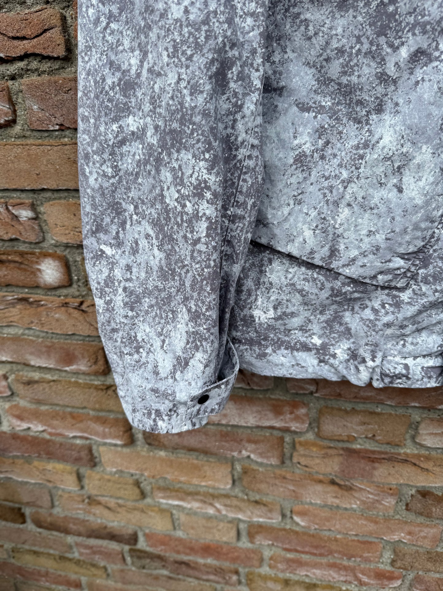Stone Island White Pigment on Tela Paracadute Stretch-TC Jacket - M