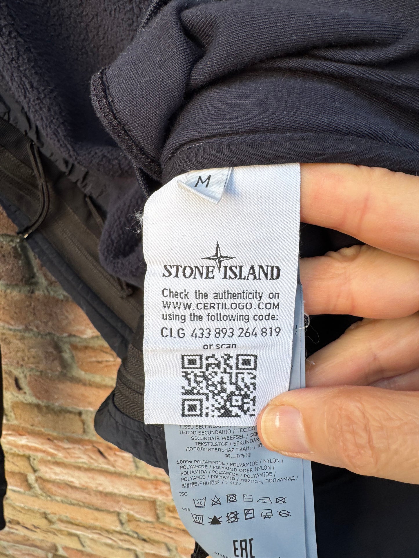 Stone Island Fleece Hoodie - M