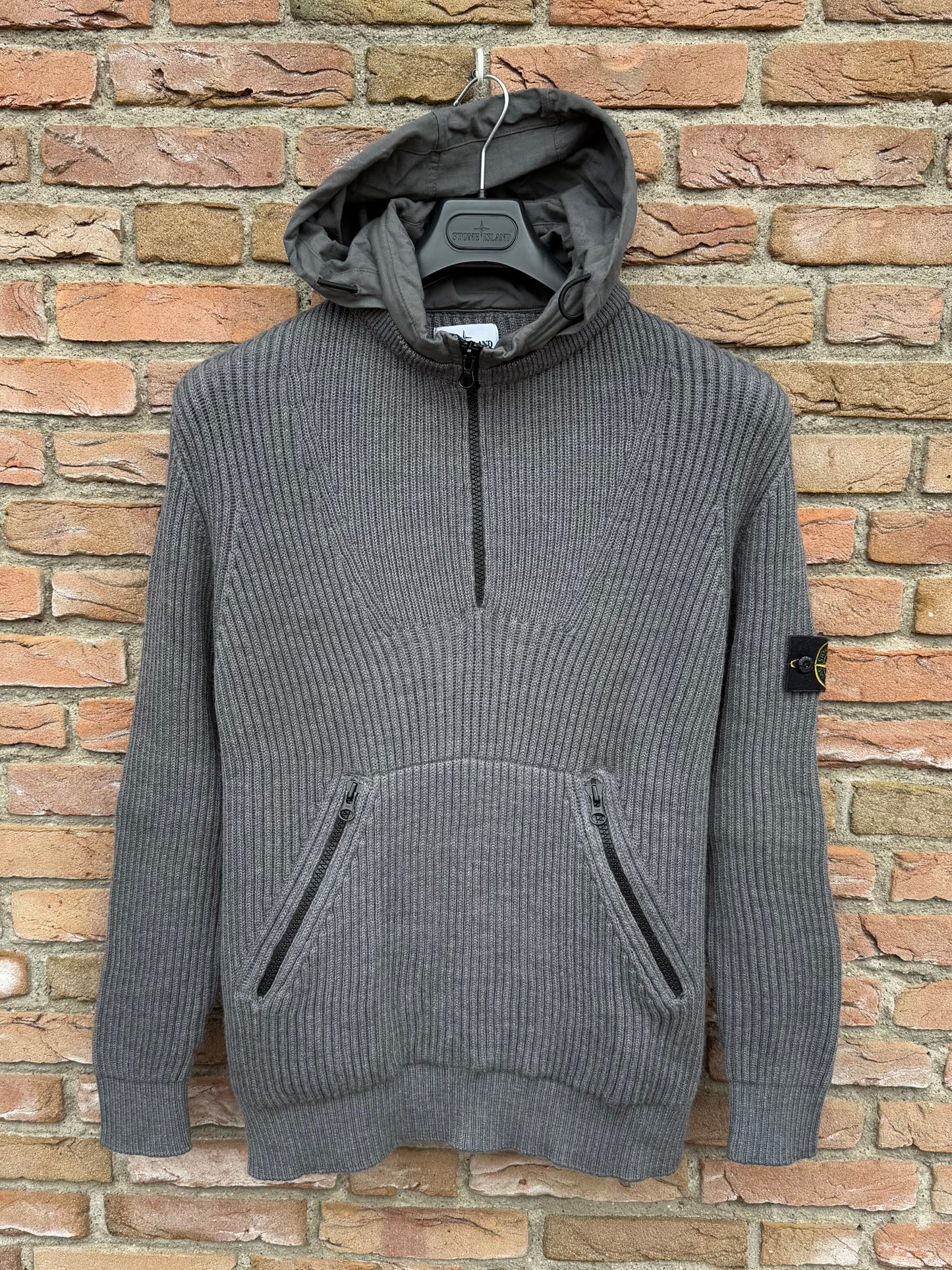 Stone Island Zip Knit Pullover - XXL