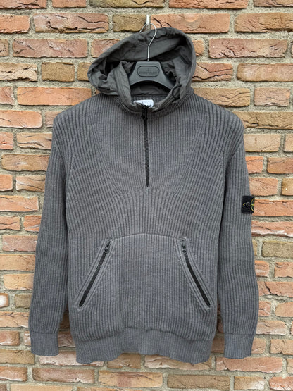 Stone Island Zip Knit Pullover - XXL