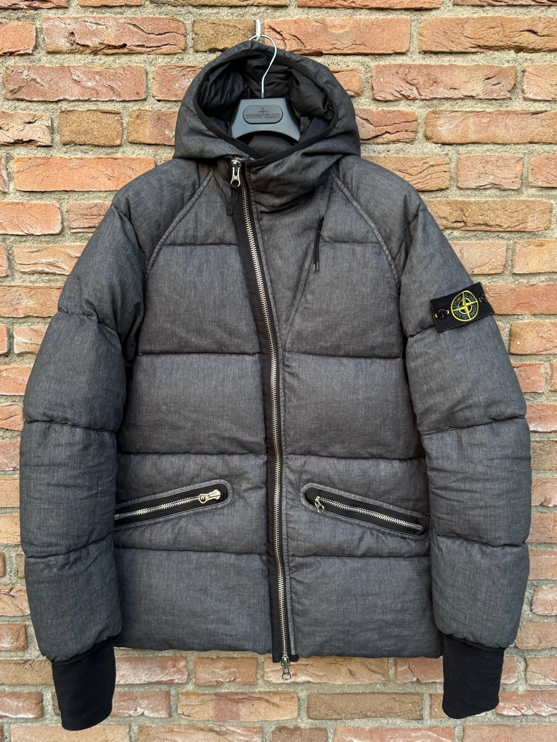 Stone Island Lino Resinato Down-TC Jacket - M