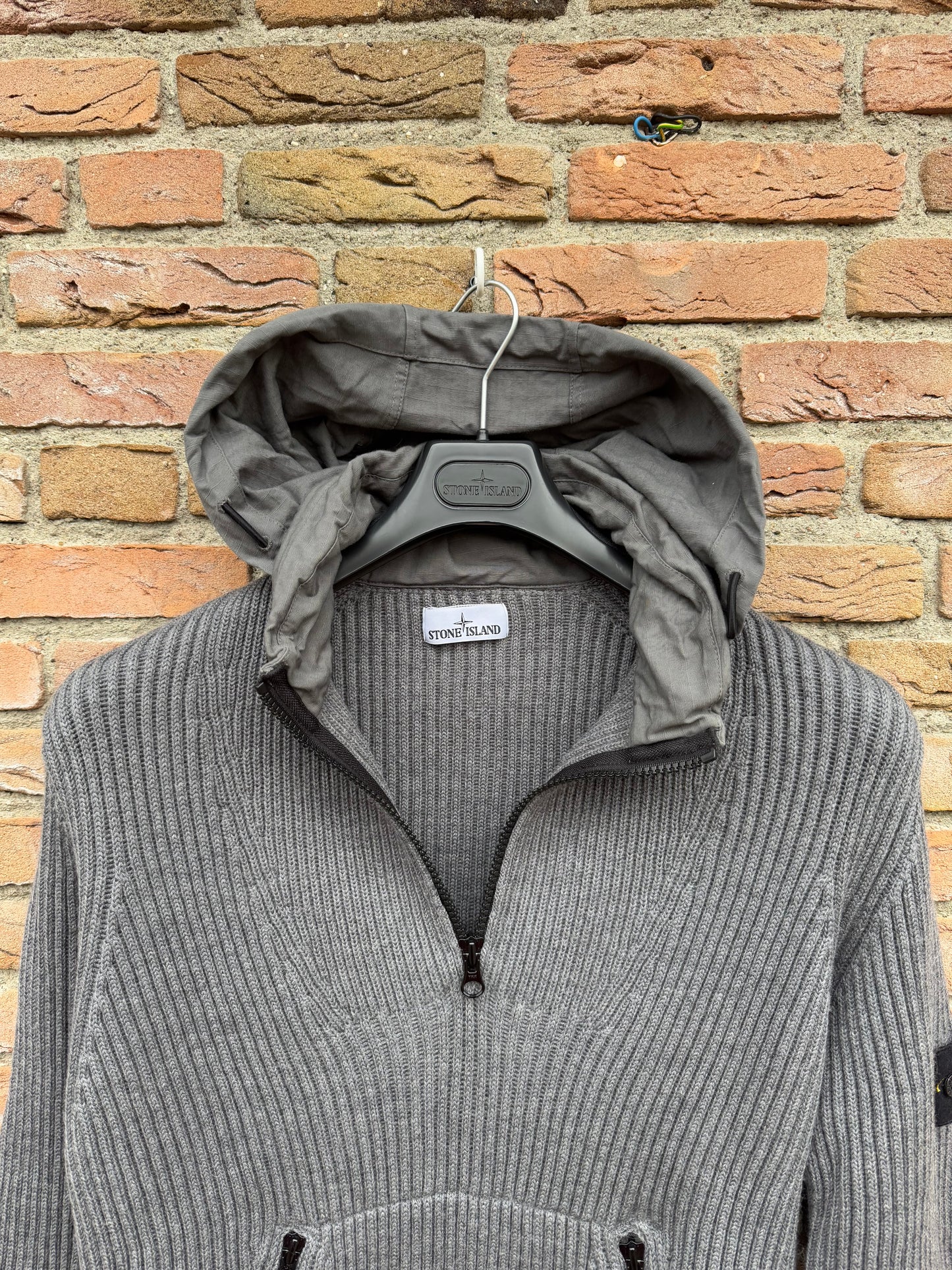 Stone Island Zip Knit Pullover - XXL