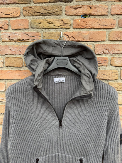 Stone Island Zip Knit Pullover - XXL