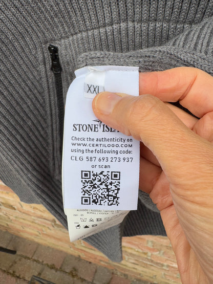 Stone Island Zip Knit Pullover - XXL