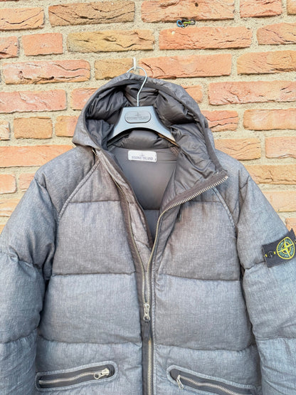 Stone Island Lino Resinato Down-TC Jacket - M