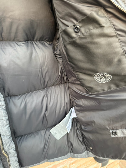 Stone Island Lino Resinato Down-TC Jacket - M