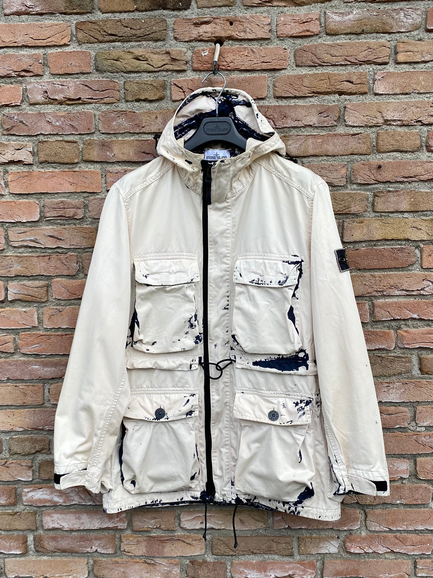 Stone Island Hand Corrosion on Raso Jacke - L