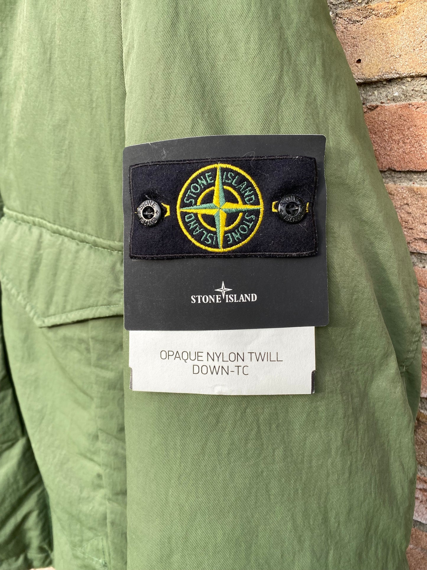 Stone Island Opaque Nylon Daunenjacke - XL