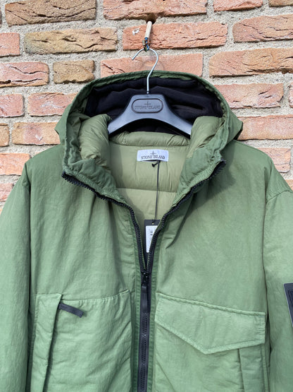 Stone Island Opaque Nylon Daunenjacke - XL