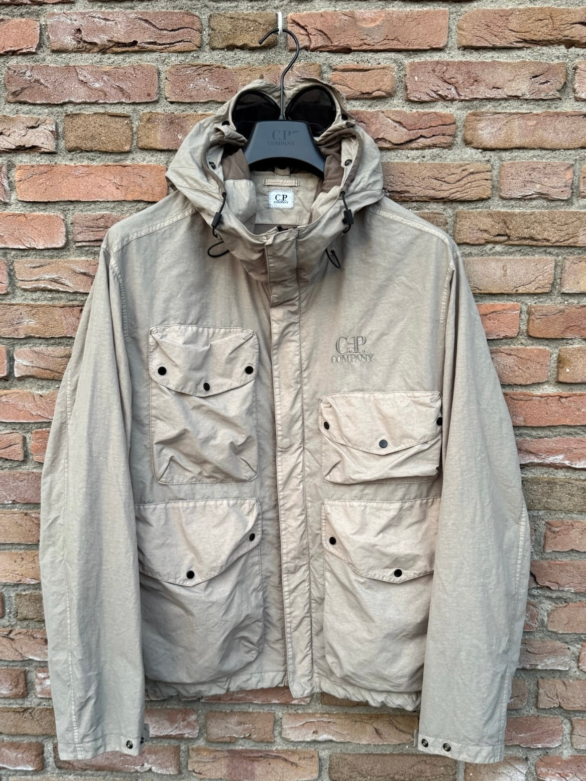 C.P. Company Flatt Nylon Goggle Jacket - L